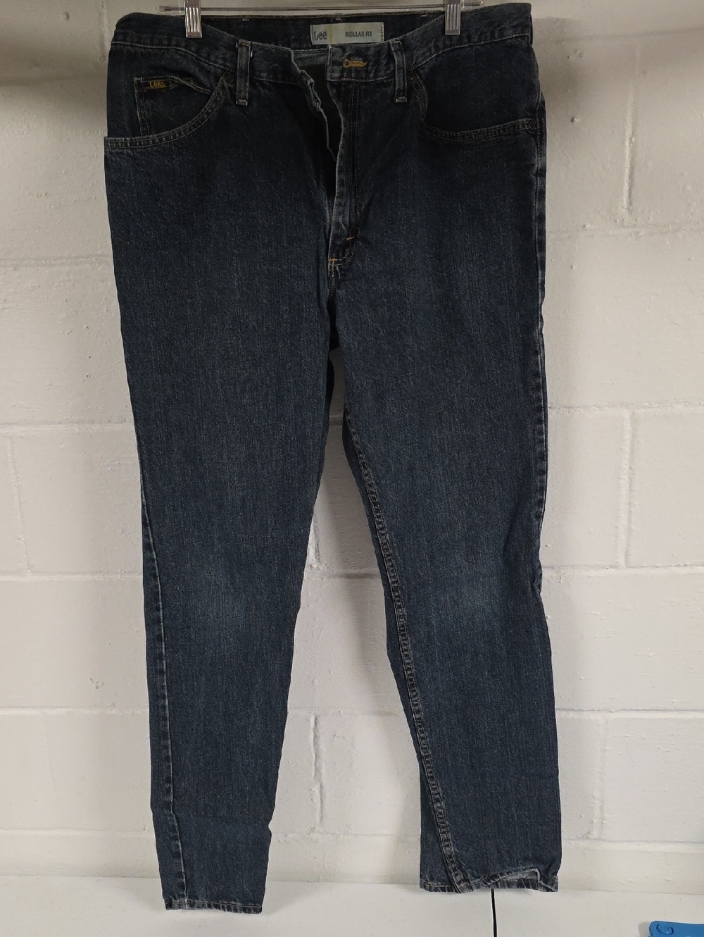 Lee Men’s Dark Indigo Straight-Leg Jeans